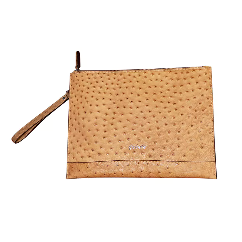 Original Ostrich Leather Underarm Bag